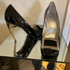 Roger Vivier Patent leather high heel shoes